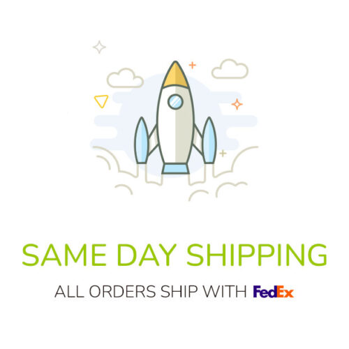 Same Day Shipping - All Orders Ship with FedEx