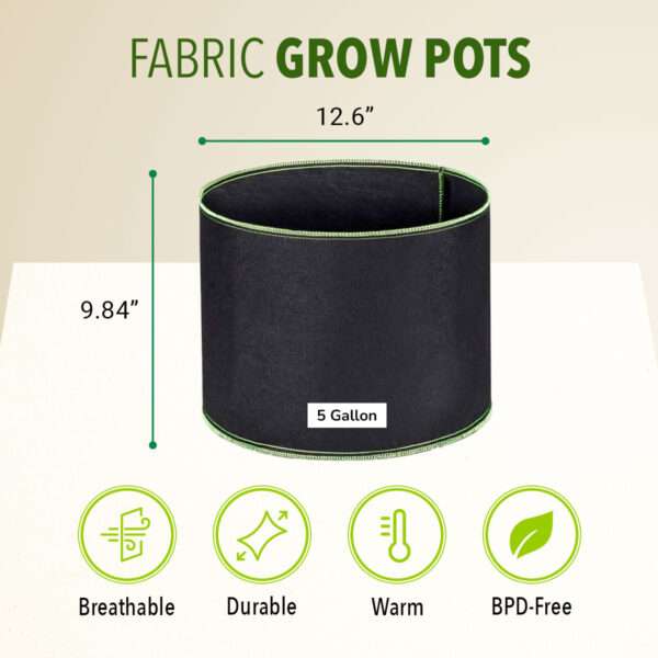 Fabric Cloth Pots - 5 Gallon