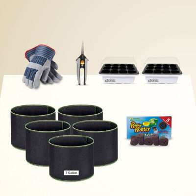 7-Gallon Pots and Growing Support Items